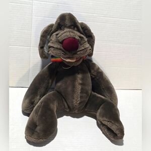 Vintage 1981 Wrinkles Puppet Dog 16 8nch Collat Tag